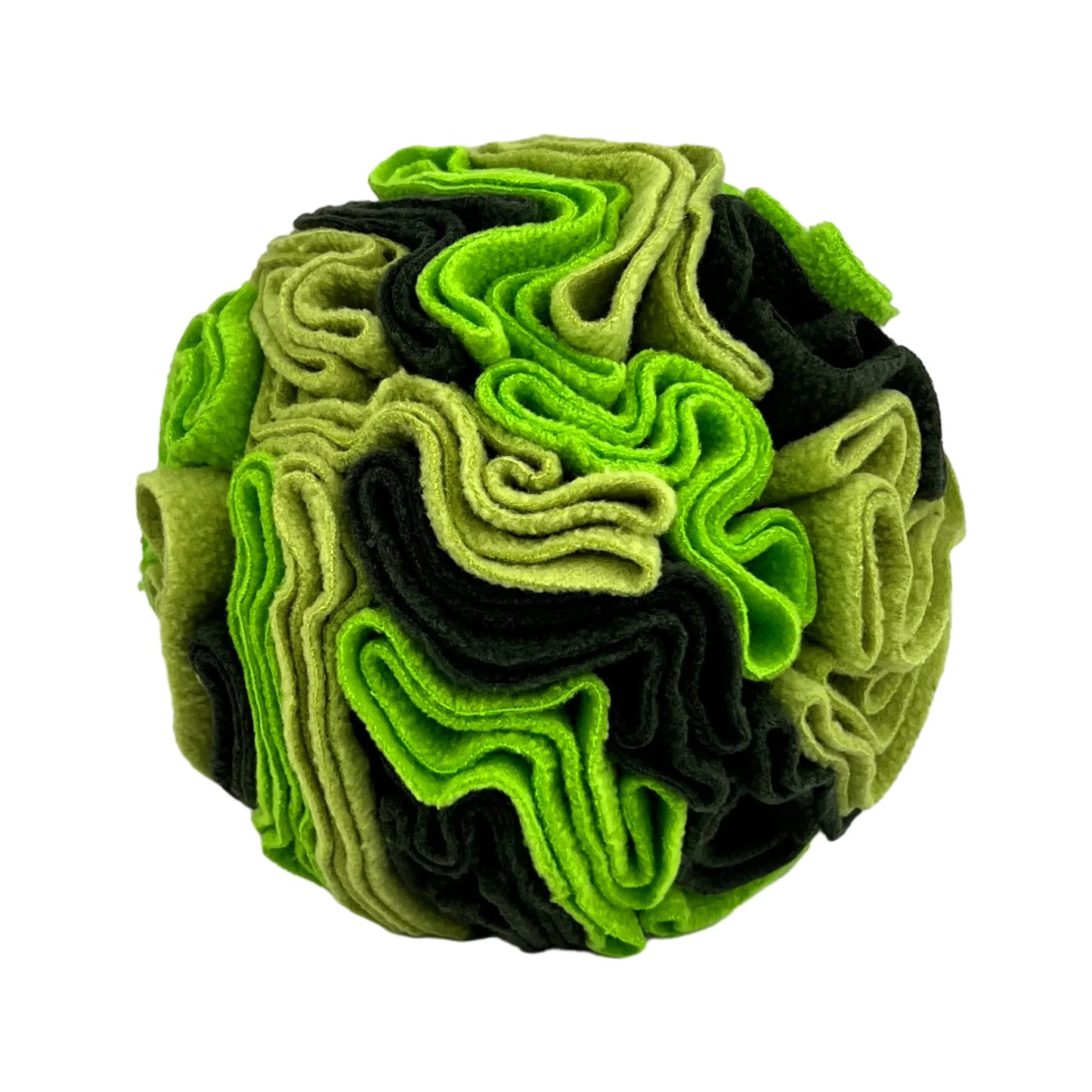 Gros plan sur les replis en tissu de la balle de fouille Renifly