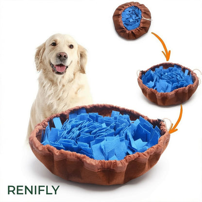 Tapis de fouille Renifly plié pour le transport