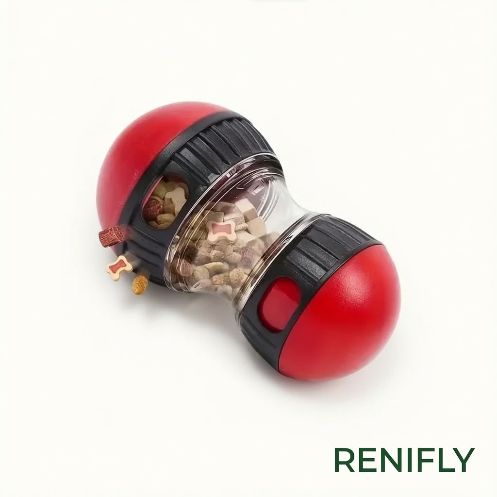 Distributeur de friandises Renifly rempli de croquettes