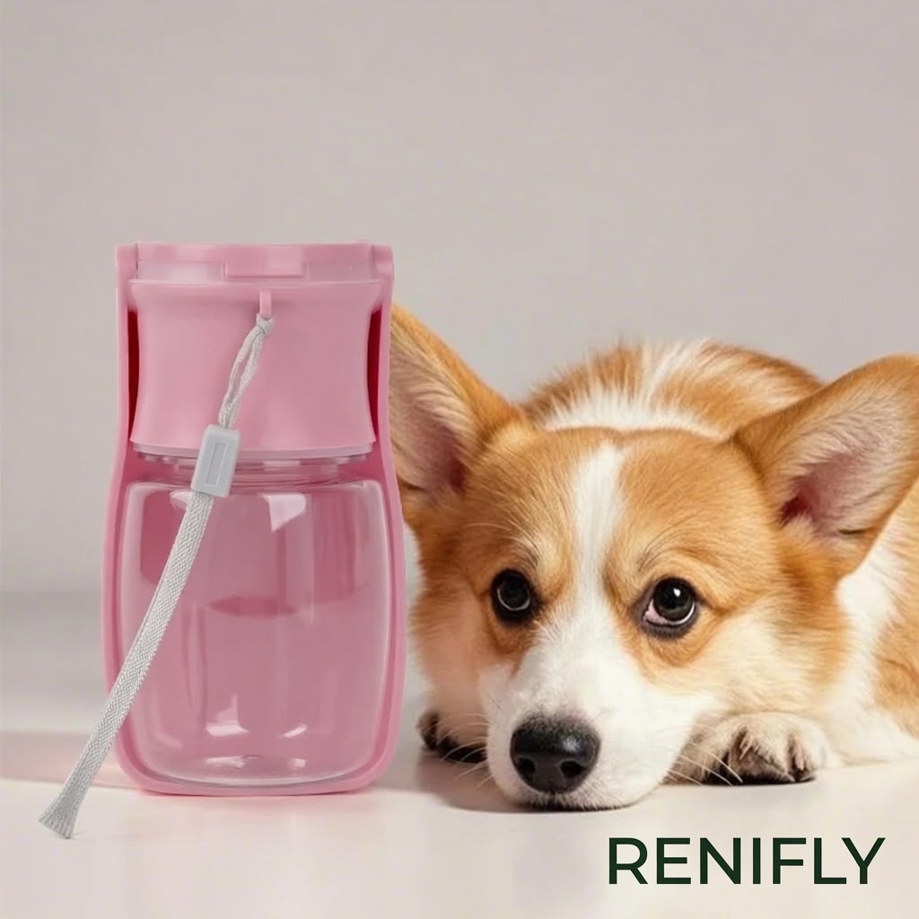 Gourde pliable Renifly pour chien et chat