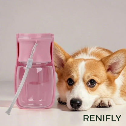 Gourde pliable Renifly pour chien et chat